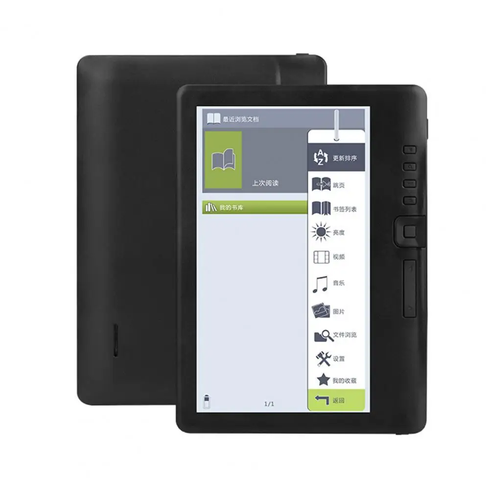1 Set E-book Reader 7 Inch Screen Built-in Backlight Music Video Playback Anti-flash Eye Protection Electronic Book E-Reader
1 Set E-book Reader 7 Inch Screen Built-in Backlight Music Video Playback Anti-flash Eye Protection Electronic Book E-Reader