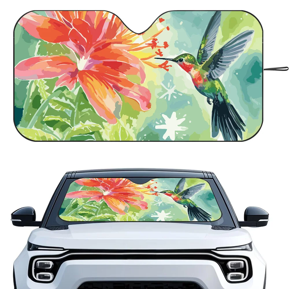 Hummingbird Spring Flowers Car Sunshade Curtains Heat-insulating Aluminum Suction Cup Blocks UV Rays Car Sun Visor Protector
Hummingbird Spring Flowers Car Sunshade Curtains Heat-insulating Aluminum Suction Cup Blocks UV Rays Car Sun Visor Protector