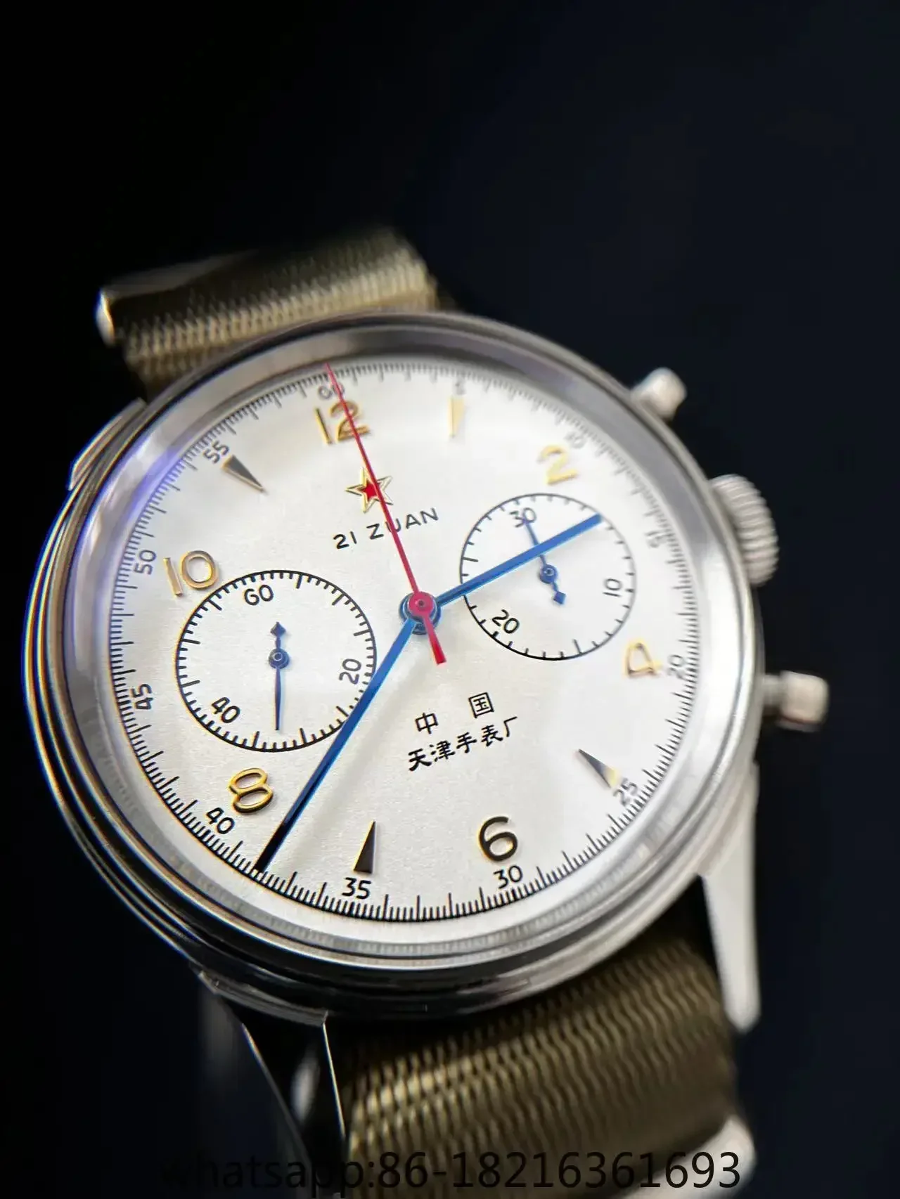 Tianjin Watch Aviation Flight 1963 Manual Mechanical Timekeeping Men's Watch Vintage Bubble Mirror D304 Sapphire Waterproof
Tianjin Watch Aviation Flight 1963 Manual Mechanical Timekeeping Men's Watch Vintage Bubble Mirror D304 Sapphire Waterproof