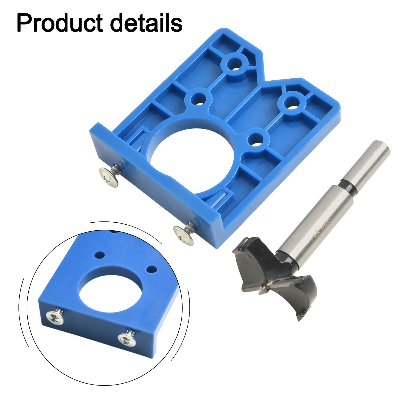 Improved Accuracy with 35mm ABS Concealed Hinge Hole Jig for Kitchen Cabinet Doors Complete with Drill Bit Tool
Improved Accuracy with 35mm ABS Concealed Hinge Hole Jig for Kitchen Cabinet Doors Complete with Drill Bit Tool