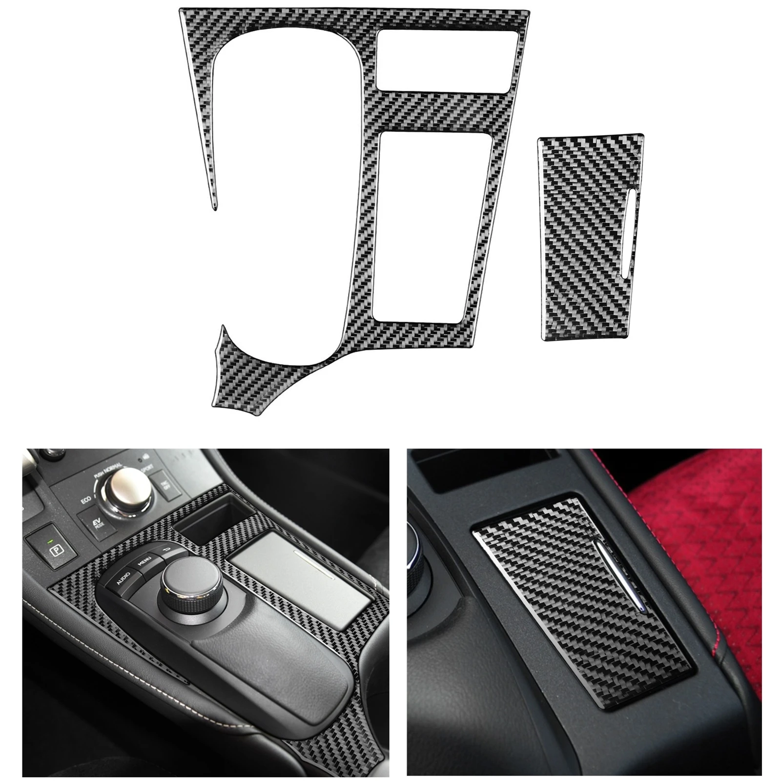 For Lexus CT CT200h 2011-2017 Carbon Fiber Car Interior Ashtray + Center Console Gear Shift Panel Cover Trim Decorative Sticker
For Lexus CT CT200h 2011-2017 Carbon Fiber Car Interior Ashtray + Center Console Gear Shift Panel Cover Trim Decorative Sticker