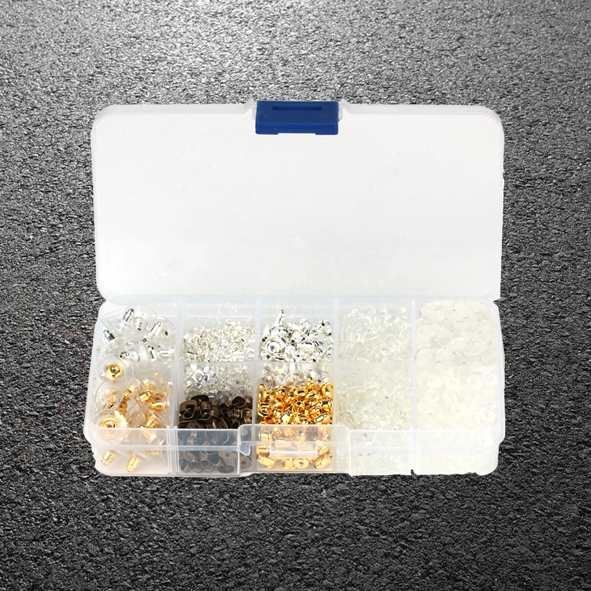 1040pcs Earring Backings Silver Accessories Set Stud Earrings Anti Allergic Durable Organizer Box Jewelry Making
1040pcs Earring Backings Silver Accessories Set Stud Earrings Anti Allergic Durable Organizer Box Jewelry Making