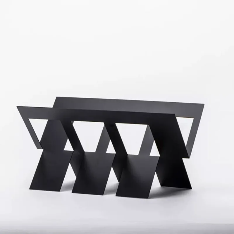 Modern style metal geometric grid cutting ornament bookshelf, home living room study model room soft decoration
Modern style metal geometric grid cutting ornament bookshelf, home living room study model room soft decoration