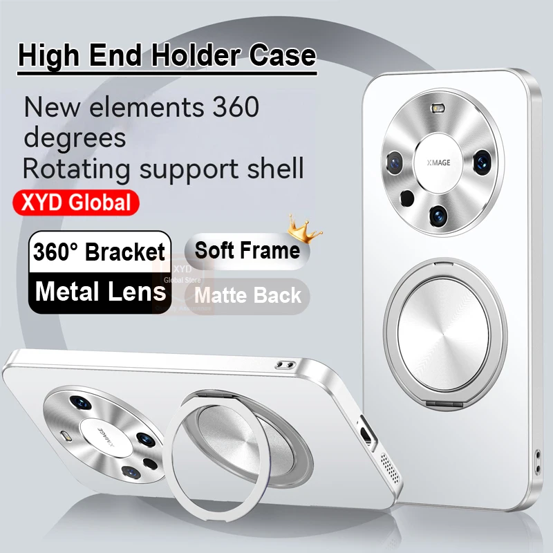 For Huawei Mate 60 Pro Case Magnetic 360 Holder Ring Cover For Huawei Mate 60 Pro Mate60 Phone Case Shell Bracket Stand Skin
For Huawei Mate 60 Pro Case Magnetic 360 Holder Ring Cover For Huawei Mate 60 Pro Mate60 Phone Case Shell Bracket Stand Skin