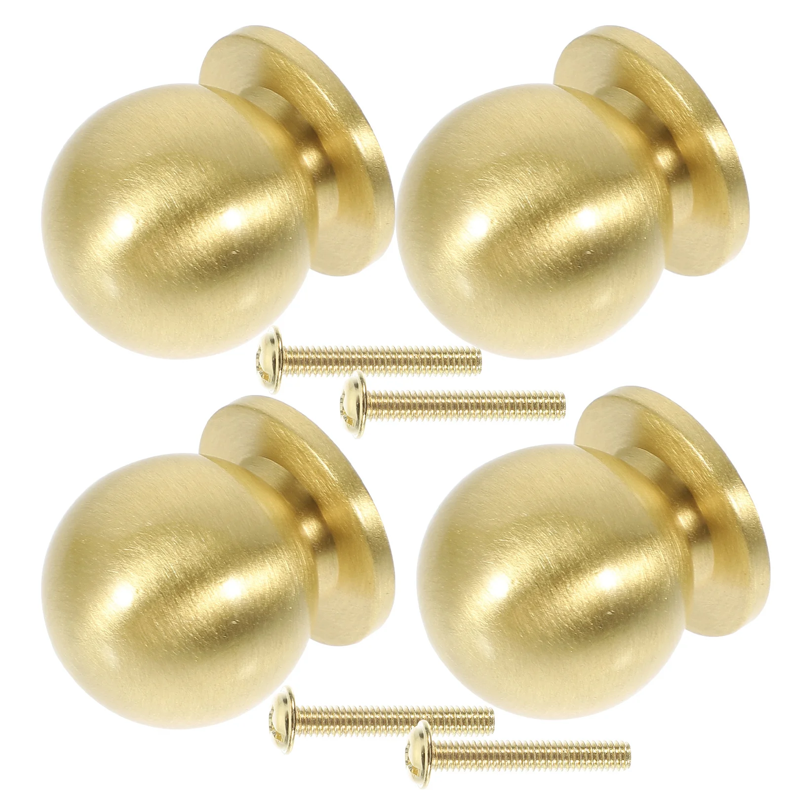 4Pcs Cabinet Knobs Brass Dresser Pulls Small Modern Drawer Handles Smooth Furniture Knobs for Cupboard Closet Door
4Pcs Cabinet Knobs Brass Dresser Pulls Small Modern Drawer Handles Smooth Furniture Knobs for Cupboard Closet Door