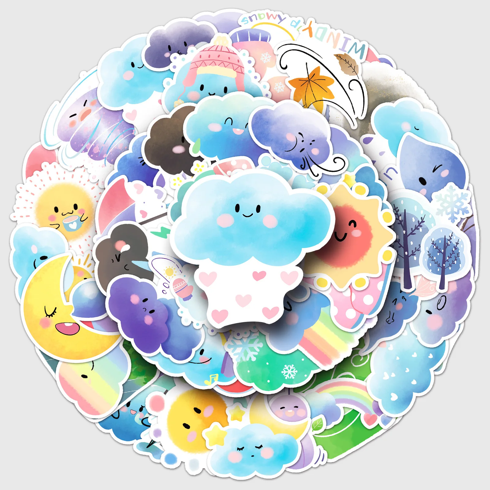 50 Original Mood Weather Graffiti Stickers Cartoon Cute Creative Decoration Phone Cases Water Cups Luggage Stickers
50 Original Mood Weather Graffiti Stickers Cartoon Cute Creative Decoration Phone Cases Water Cups Luggage Stickers
