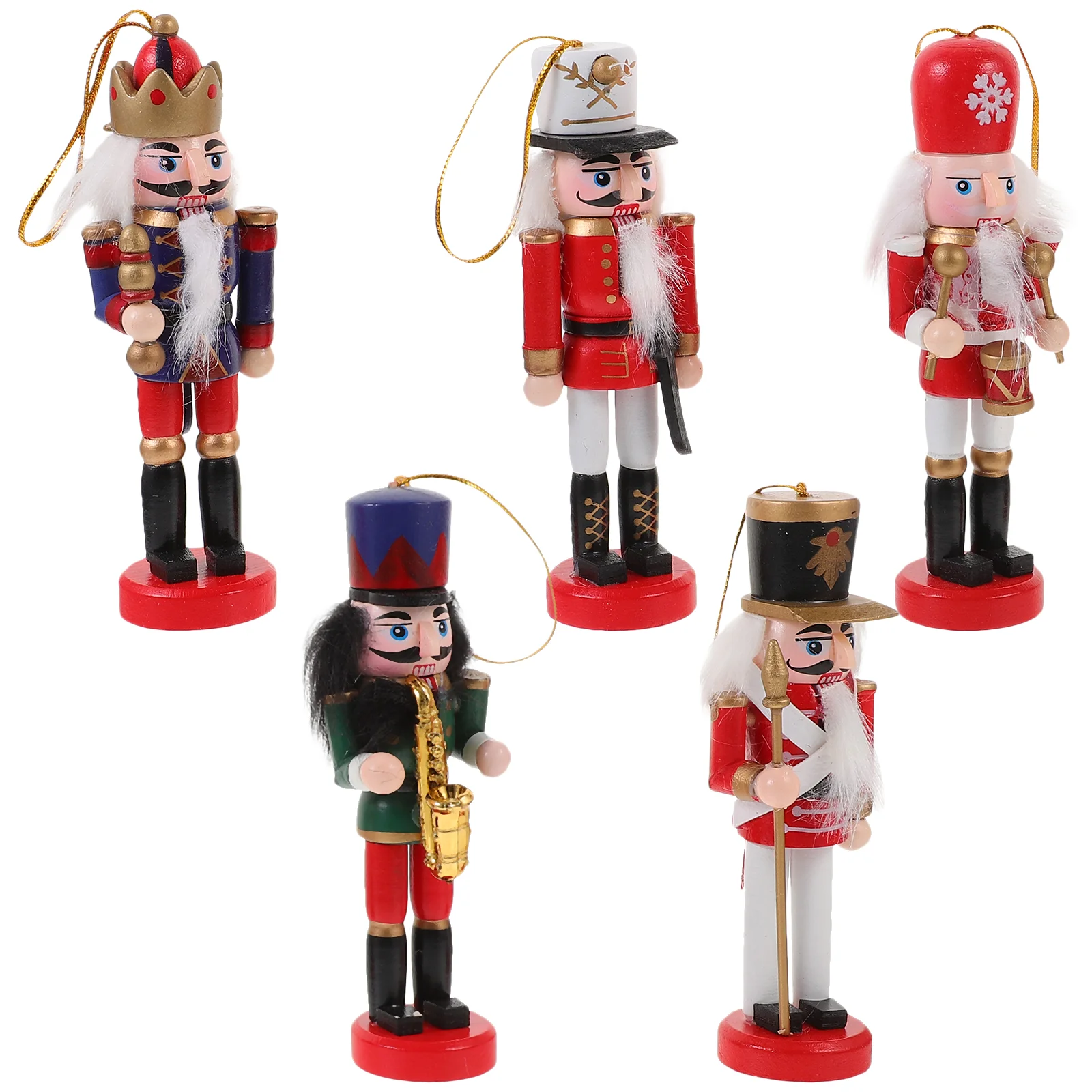 5 Pcs Nutcracker Soldier Christmas Decoration Garden Wooden Nutcrackers Craft Festival Decorations
5 Pcs Nutcracker Soldier Christmas Decoration Garden Wooden Nutcrackers Craft Festival Decorations