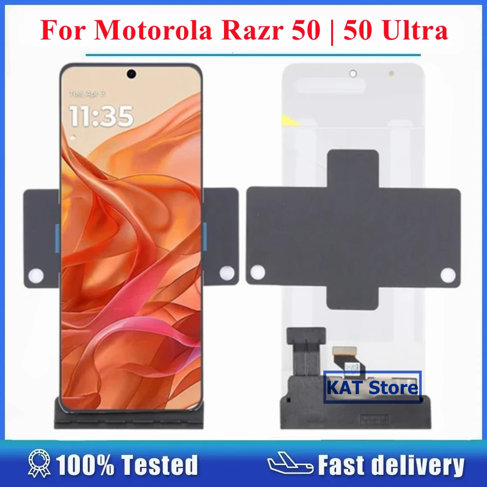 AMOLED For Motorola Moto Razr 50 XT2453 2024 50 Ultra XT2451 2024 LCD Touch Digitizer Display Screen Full Assembly Replacement
AMOLED For Motorola Moto Razr 50 XT2453 2024 50 Ultra XT2451 2024 LCD Touch Digitizer Display Screen Full Assembly Replacement