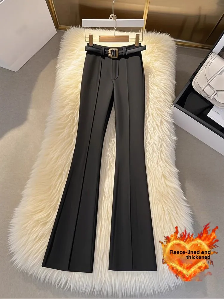 Брюки с высокой талией, расклешенные, на флисовой подкладке, прямого кроя, повседневные, с эффектом похудения, осень-зима, новинка, женские, предзаказ
Брюки с высокой талией, расклешенные, на флисовой подкладке, прямого кроя, повседневные, с эффектом похудения, осень-зима, новинка, женские, предзаказ