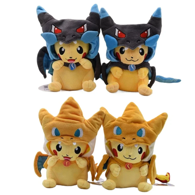 Pokemon Pikachu Charizard X Y Cosplay Plushies Soft Stuffed Animals with Wings and Pendants Collectible Premium Toys
Pokemon Pikachu Charizard X Y Cosplay Plushies Soft Stuffed Animals with Wings and Pendants Collectible Premium Toys