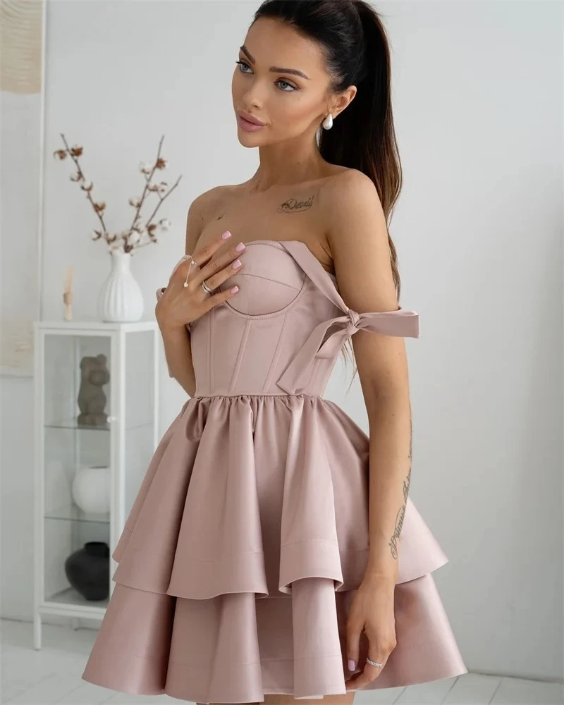Short Prom Party Cocktail Evening Elegant Wedding Guest Dress Women Dresses fParty and Wedding Ball Gown Formal New Customized
Short Prom Party Cocktail Evening Elegant Wedding Guest Dress Women Dresses fParty and Wedding Ball Gown Formal New Customized