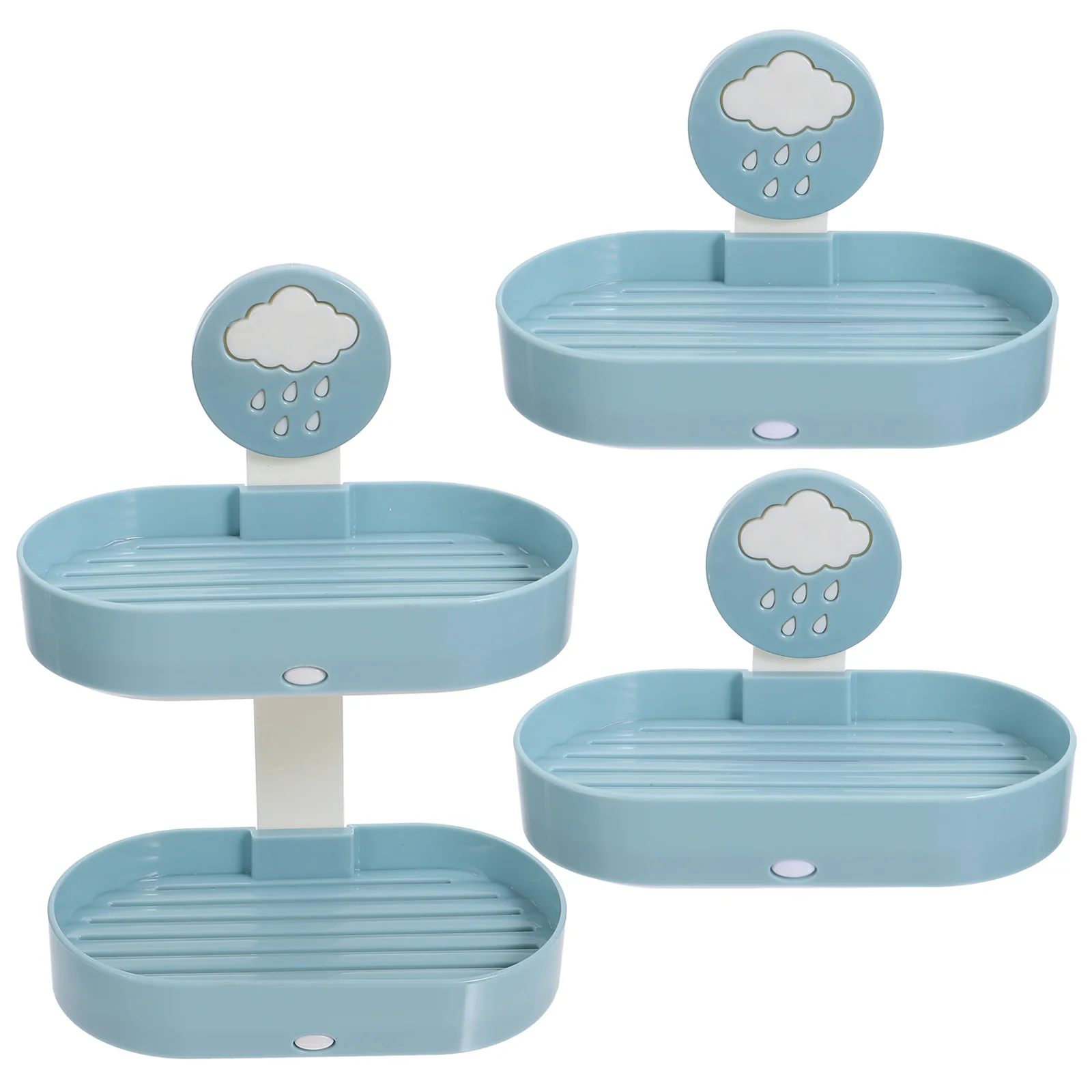 3 Pcs Wall Mounted Soap Dish Party Supplies Banner Drainage Tray Container Bathroom Holder Travel
3 Pcs Wall Mounted Soap Dish Party Supplies Banner Drainage Tray Container Bathroom Holder Travel