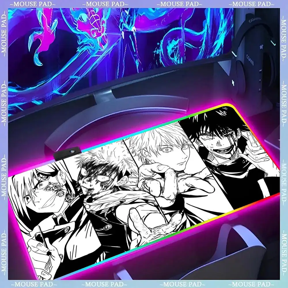 Black Anime Jujutsu Kaisen Mouse Pad Gamer Luminescence Led Mouse Pad Gaming Table Rgb Deskmat Keyboard Pc Mousepad
Black Anime Jujutsu Kaisen Mouse Pad Gamer Luminescence Led Mouse Pad Gaming Table Rgb Deskmat Keyboard Pc Mousepad