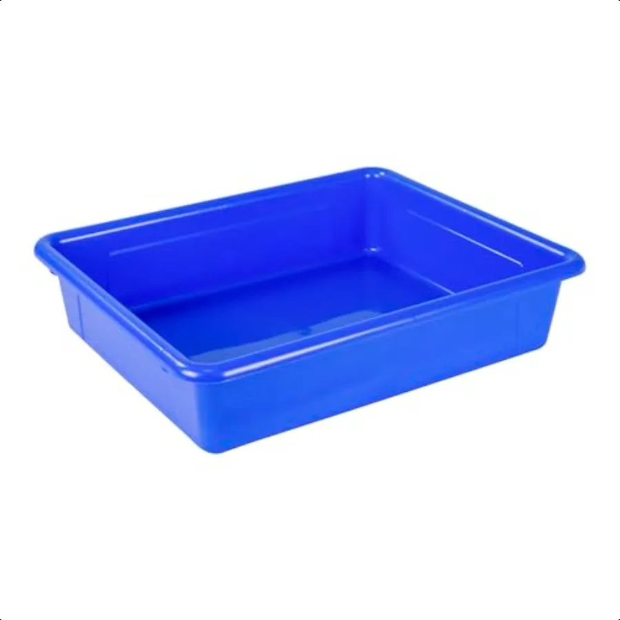 School Smart Sturdy Plastic Storage Tray Multifunctional Design for Classroom Home and More Letter Size Blue
School Smart Sturdy Plastic Storage Tray Multifunctional Design for Classroom Home and More Letter Size Blue