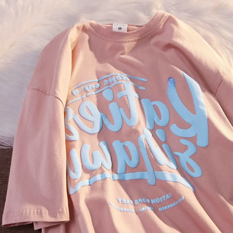 Retro Oversize ort Sve T-irt k Sle Hong Kong Flavor Street Chic Cotton round Ne Print Summer Top for Women
Retro Oversize ort Sve T-irt k Sle Hong Kong Flavor Street Chic Cotton round Ne Print Summer Top for Women