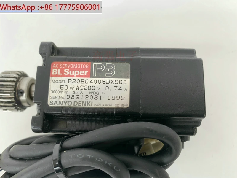 Servo motor P30B04005DXS00 placement machine CP45FV Z-axis motor
Servo motor P30B04005DXS00 placement machine CP45FV Z-axis motor