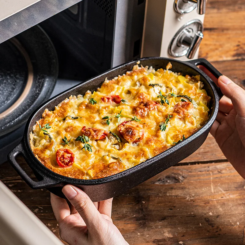 Cerc Baking Di Double Ear Cheese Rice Creative Square Commercial Microwave Oven Baking Tray Rectangular Adult Color
Cerc Baking Di Double Ear Cheese Rice Creative Square Commercial Microwave Oven Baking Tray Rectangular Adult Color