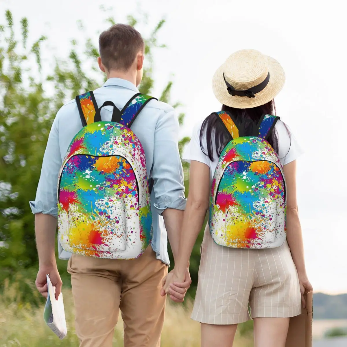 Rainbow Colorful Art Smock Oil Paint 2 Student Backpack School Bag Hiking Travel Daypack for Men Women Bookbag Shoulder Bags
Rainbow Colorful Art Smock Oil Paint 2 Student Backpack School Bag Hiking Travel Daypack for Men Women Bookbag Shoulder Bags