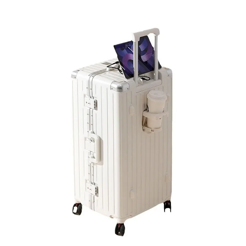 Large capacity aluminum frame suitcase women
Large capacity aluminum frame suitcase women