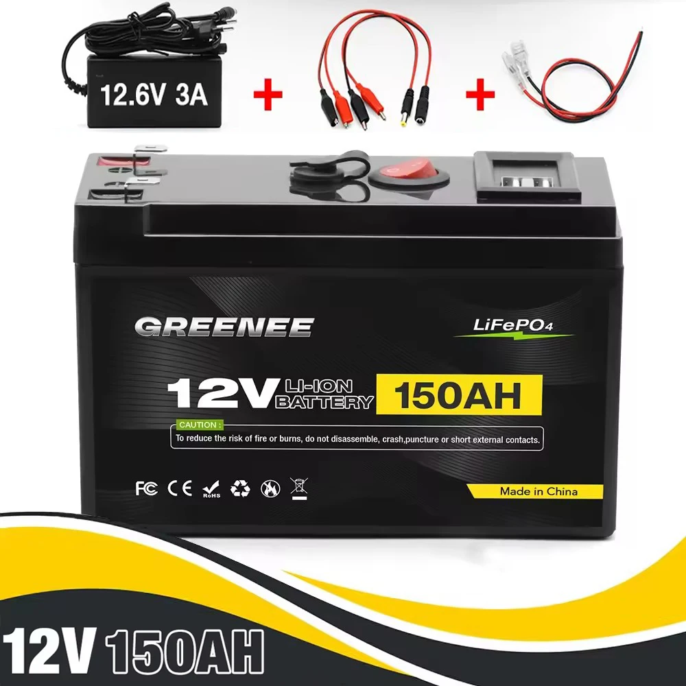 Upgrade Lithium Battery 12V LiFePO4 Rechargeable Battery Up to 4000+ Cycle Times For Small UPS Solar Power Fish Finder Toys Car
Upgrade Lithium Battery 12V LiFePO4 Rechargeable Battery Up to 4000+ Cycle Times For Small UPS Solar Power Fish Finder Toys Car