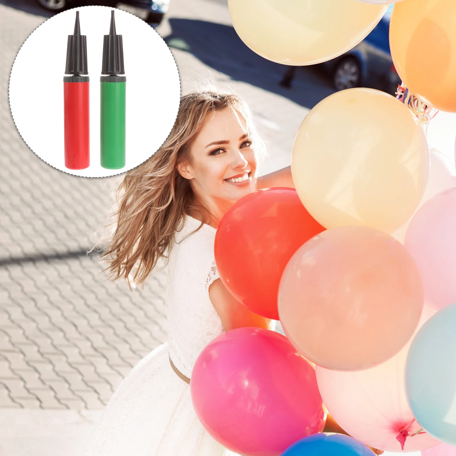 2Pcs Handheld Air Inflator Premium Manual Pump for Inflatable Bag Balloon Air Column Bag Basketball Football Volleyball Portable
2Pcs Handheld Air Inflator Premium Manual Pump for Inflatable Bag Balloon Air Column Bag Basketball Football Volleyball Portable