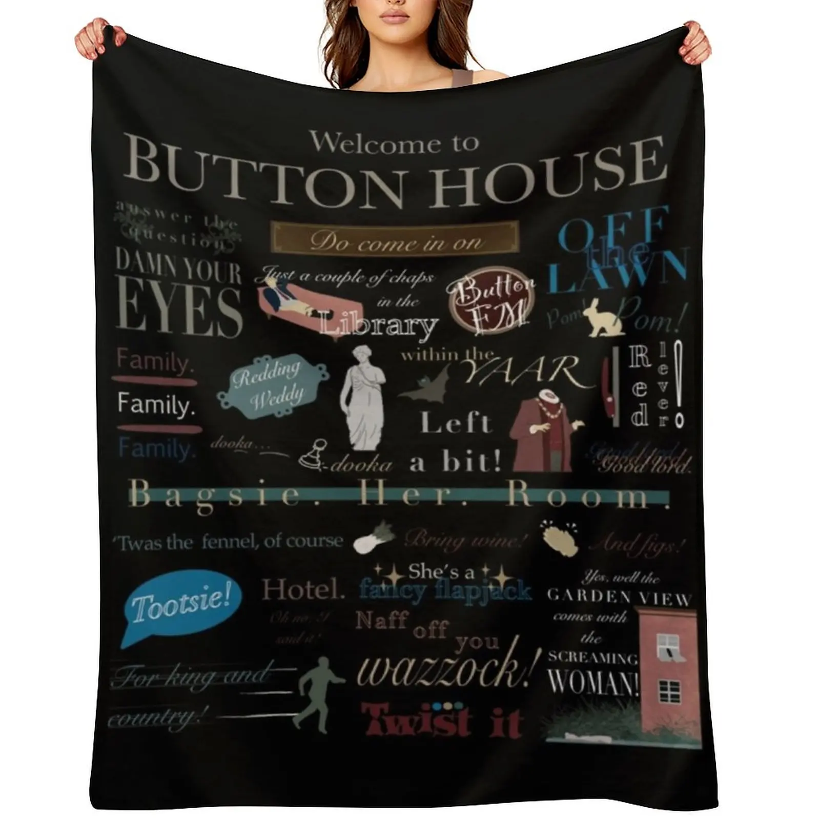 Ghosts (BBC) Quotes Classic . Throw Blanket Stuffeds Luxury Designer Moving Decorative Sofas Blankets
Ghosts (BBC) Quotes Classic . Throw Blanket Stuffeds Luxury Designer Moving Decorative Sofas Blankets
