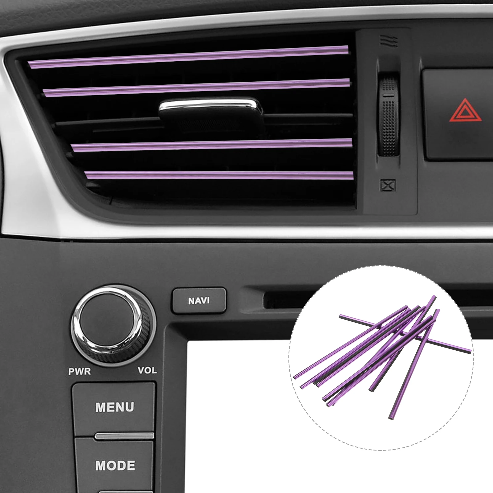 10 Pcs Air Outlet Decorative Strip Durable Soft Bright Car Decorative Strips Color Vent Trim Strips Car Interior Accessories
10 Pcs Air Outlet Decorative Strip Durable Soft Bright Car Decorative Strips Color Vent Trim Strips Car Interior Accessories