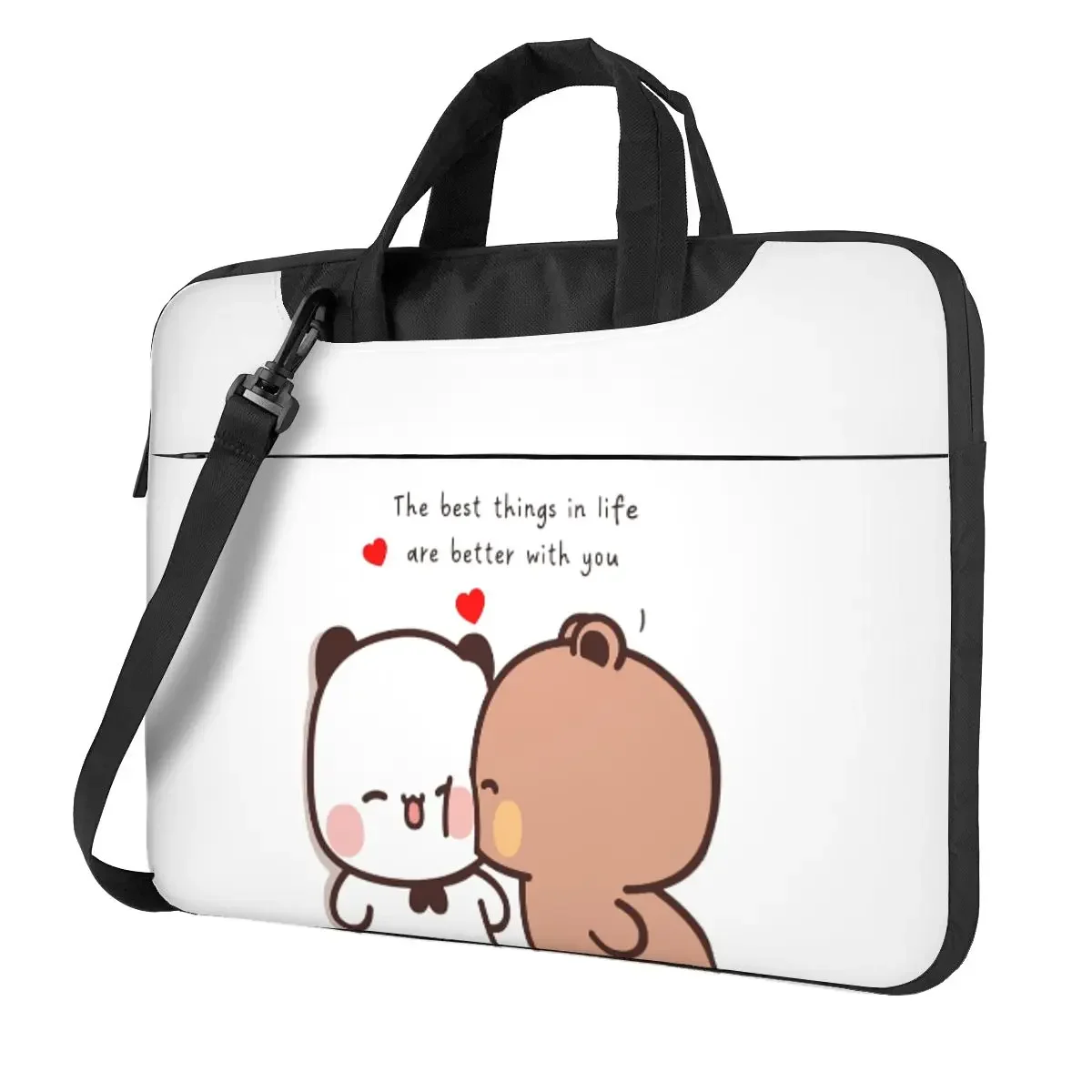 Peach And Goma Bubu Dudu Balloon Crossbody Laptop Bag Case Computer Bag Resistant Protective Notebook Pouch for Macbook Pro
Peach And Goma Bubu Dudu Balloon Crossbody Laptop Bag Case Computer Bag Resistant Protective Notebook Pouch for Macbook Pro