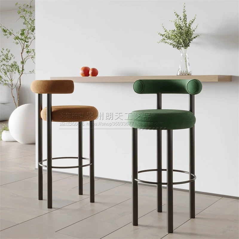 Modern Nordic Bar Stools Reception Desks With Back High Office Bar Chairs Counter Comfortable Chaise De Bar Salon Furniture
Modern Nordic Bar Stools Reception Desks With Back High Office Bar Chairs Counter Comfortable Chaise De Bar Salon Furniture