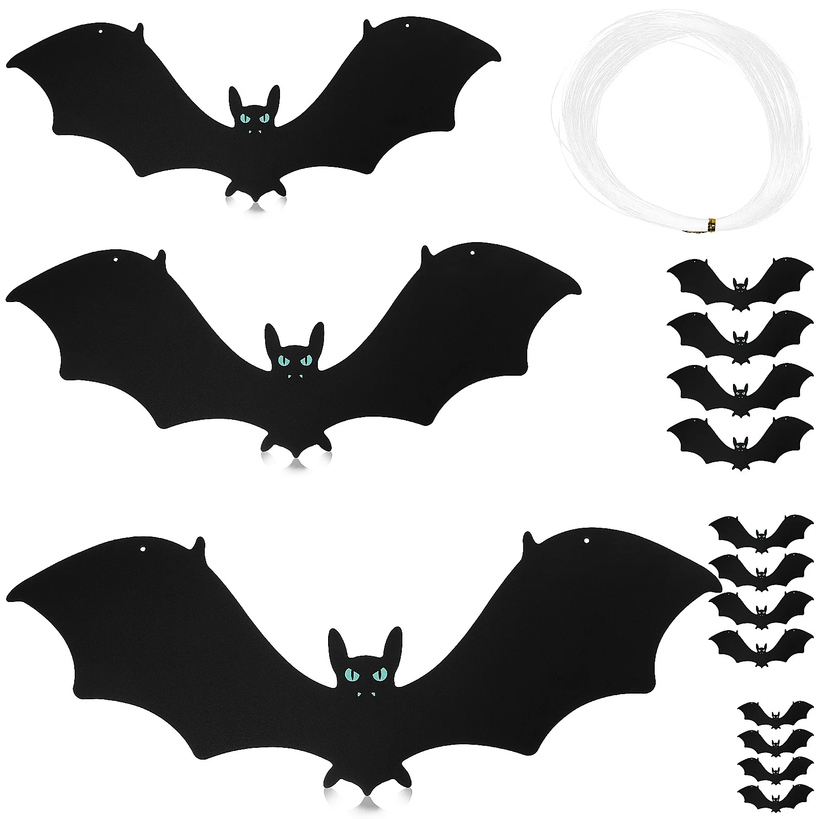 15 Pcs Bat Pendant Halloween Hanging Decor Decorations Indoor Outdoor Ornaments
15 Pcs Bat Pendant Halloween Hanging Decor Decorations Indoor Outdoor Ornaments