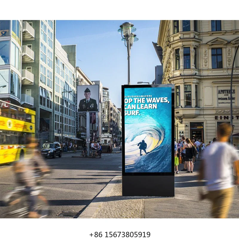 Outdoor Street Digital Billboard Totem De Led Advertising Screen Kiosk Outdoor Led Stand Poster Display
Outdoor Street Digital Billboard Totem De Led Advertising Screen Kiosk Outdoor Led Stand Poster Display