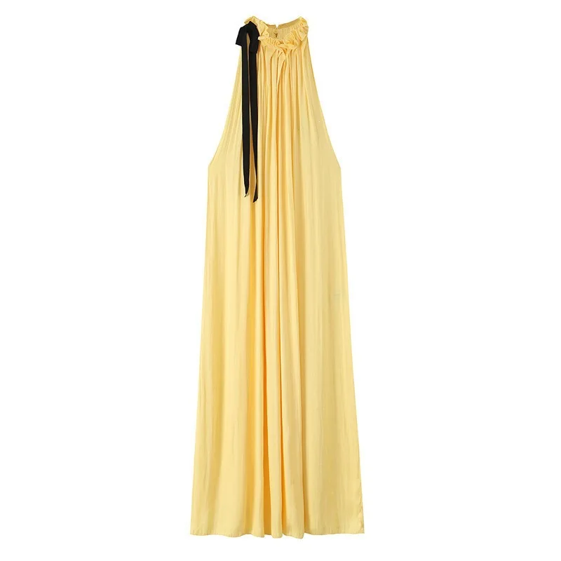 Dave&di European And American Style Women's Fashionable And Sexy Spicy Girl Silk Hanging Neck Dress
Dave&di European And American Style Women's Fashionable And Sexy Spicy Girl Silk Hanging Neck Dress