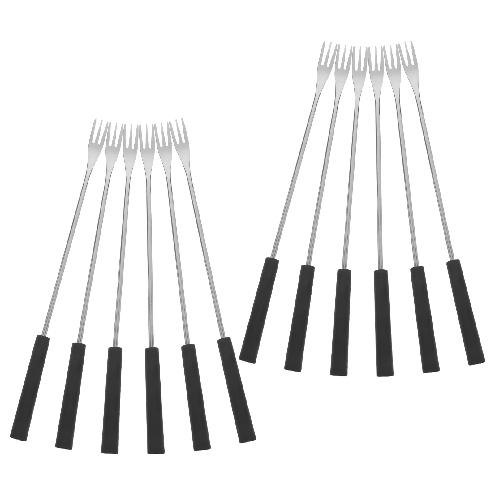 12pcs Hot Pot Forks Stainless Steel Pp Handle Fruit Forks For Chocolate Cheese Dessert Kitchen Dining Tools Baking Supplies
12pcs Hot Pot Forks Stainless Steel Pp Handle Fruit Forks For Chocolate Cheese Dessert Kitchen Dining Tools Baking Supplies