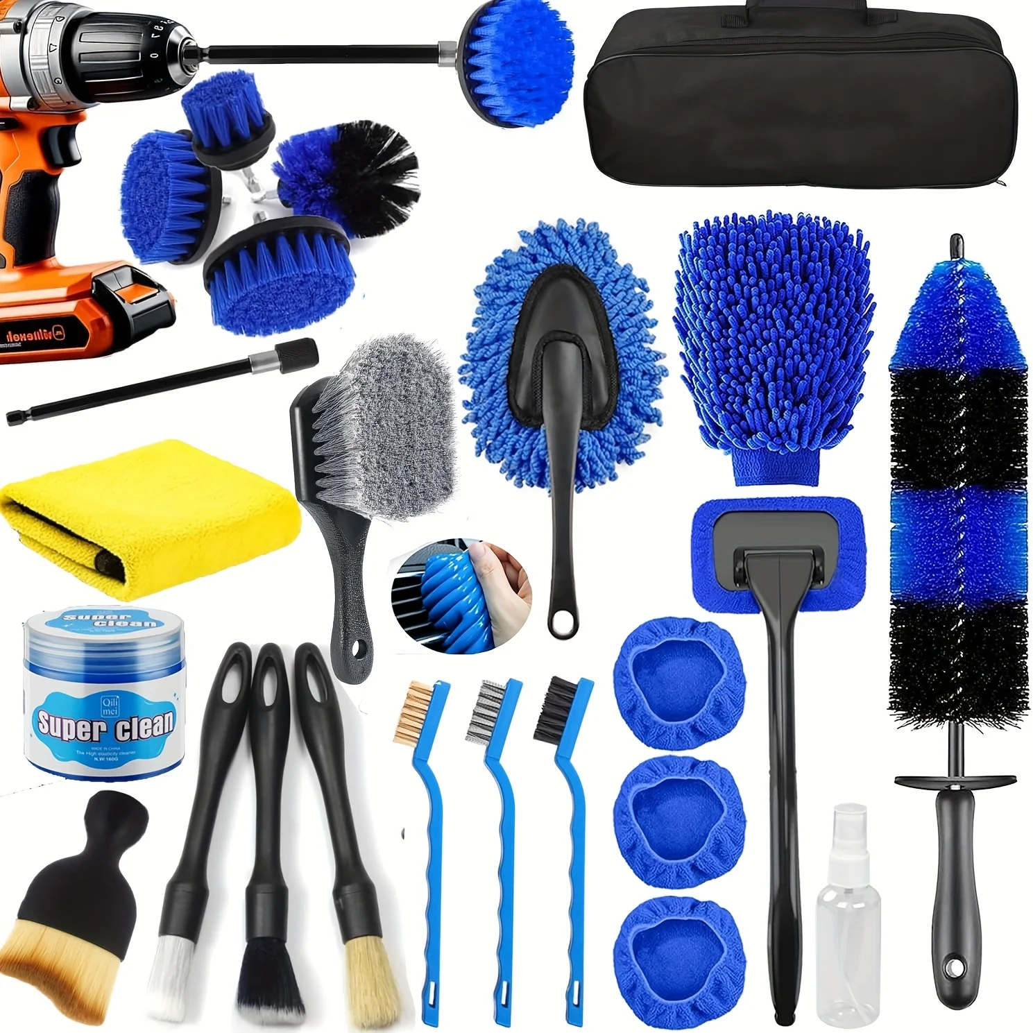 26pcs Car Detailing Brush Set, Car Detailing Kit, Car Detailing Brushes, Car Cleaning Kit, Car Windshield Cleaning Tool, Profess
26pcs Car Detailing Brush Set, Car Detailing Kit, Car Detailing Brushes, Car Cleaning Kit, Car Windshield Cleaning Tool, Profess