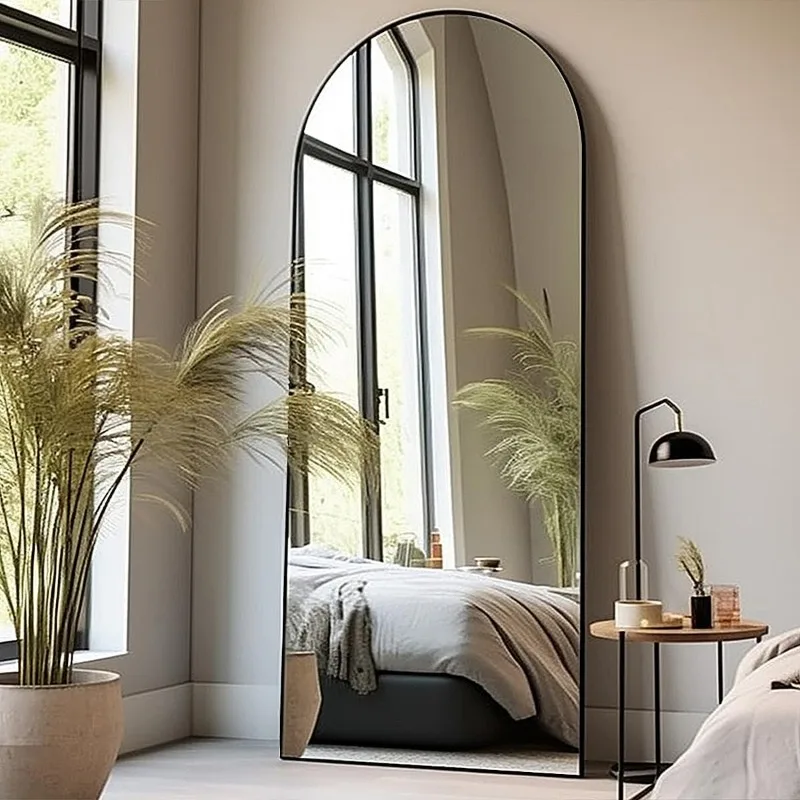 Full Length Mirror, 71"×26" Arched Floor Mirror with Stand, Standing Mirror, Full Body Mirror, Large Mirror, Wall Mirror
Full Length Mirror, 71"×26" Arched Floor Mirror with Stand, Standing Mirror, Full Body Mirror, Large Mirror, Wall Mirror