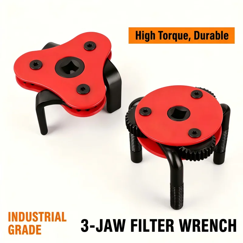 Auto Oil Three-claw Filter Wrench Oil Compartment Disassembly and Assembly Adjustable Disassembly Anti-skid Oil Filter Tool
Auto Oil Three-claw Filter Wrench Oil Compartment Disassembly and Assembly Adjustable Disassembly Anti-skid Oil Filter Tool