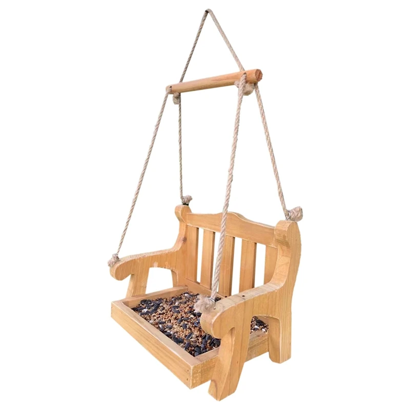 A31Z-Automatic Wood Feeder Bird Feeder Hanging Pet Feeder Chair For Balcony Villa Garden Bird Feeding
A31Z-Automatic Wood Feeder Bird Feeder Hanging Pet Feeder Chair For Balcony Villa Garden Bird Feeding