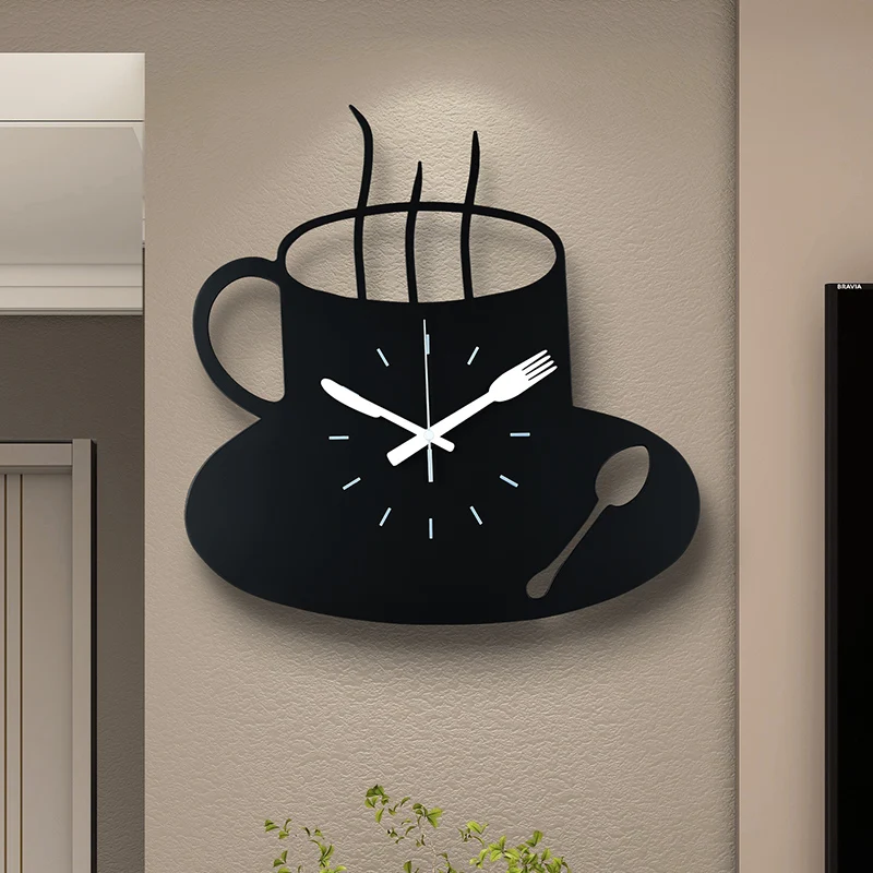 Nordic coffee cup wall clock personality creative art fashion clock home Internet celebrity atmosphere living room wall clock
Nordic coffee cup wall clock personality creative art fashion clock home Internet celebrity atmosphere living room wall clock