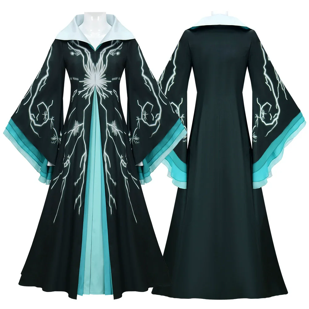 Anime Movie Morrible Cosplay Costume Dark Green Dress Skirt Outfit Women Carnival Party Halloween Cosplay Costume Accessorie
Anime Movie Morrible Cosplay Costume Dark Green Dress Skirt Outfit Women Carnival Party Halloween Cosplay Costume Accessorie