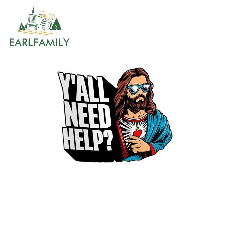 Наклейки и декоративные стикеры EARLFAMILY с изображением Иисуса, художественные, индивидуальные, для маскировки царапин, из ПВХ, подходят для гитар, чемоданов, багажа
Наклейки и декоративные стикеры EARLFAMILY с изображением Иисуса, художественные, индивидуальные, для маскировки царапин, из ПВХ, подходят для гитар, чемоданов, багажа