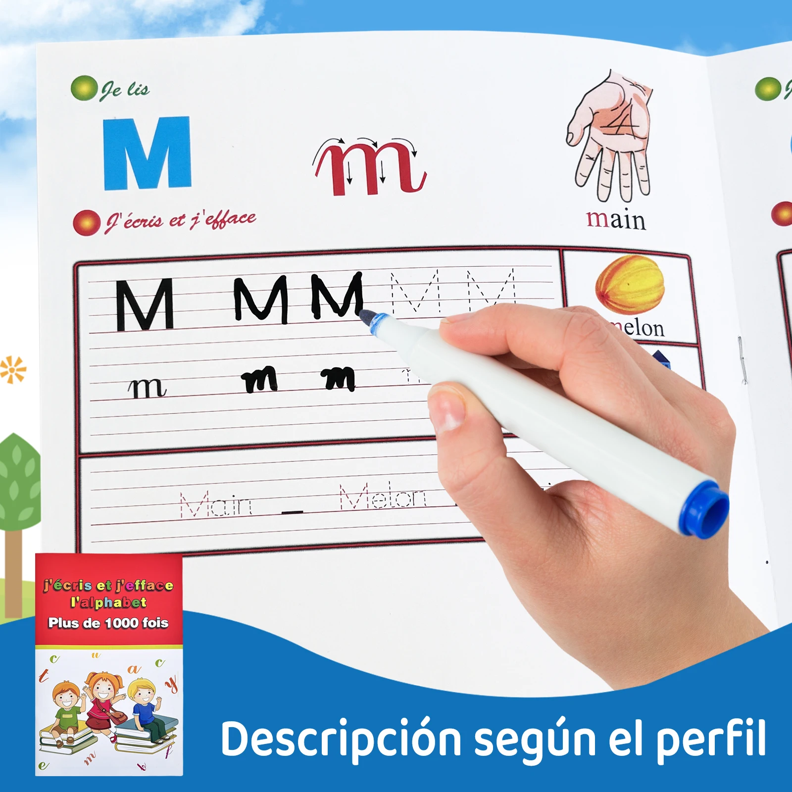 English Workbook with Writing & Drawing Function + Random Pen Number & Letter Must Enter Educational Toy
English Workbook with Writing & Drawing Function + Random Pen Number & Letter Must Enter Educational Toy