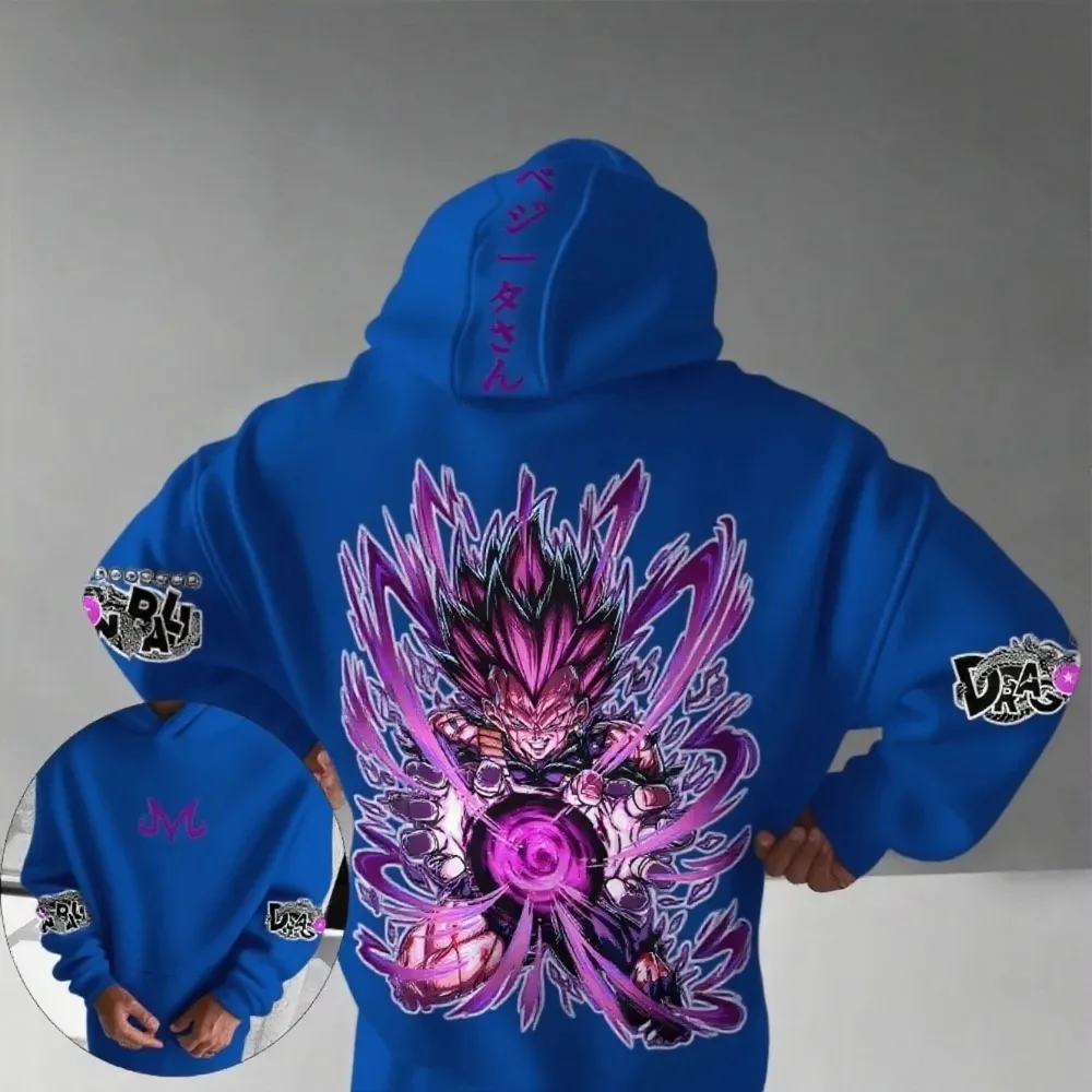Супер мужские толстовки с капюшоном Dragon Ball, свитер Goku, японское аниме, осенне-зимняя одежда для мальчиков с длинными рукавами, одежда для родителей и детей 
Супер мужские толстовки с капюшоном Dragon Ball, свитер Goku, японское аниме, осенне-зимняя одежда для мальчиков с длинными рукавами, одежда для родителей и детей