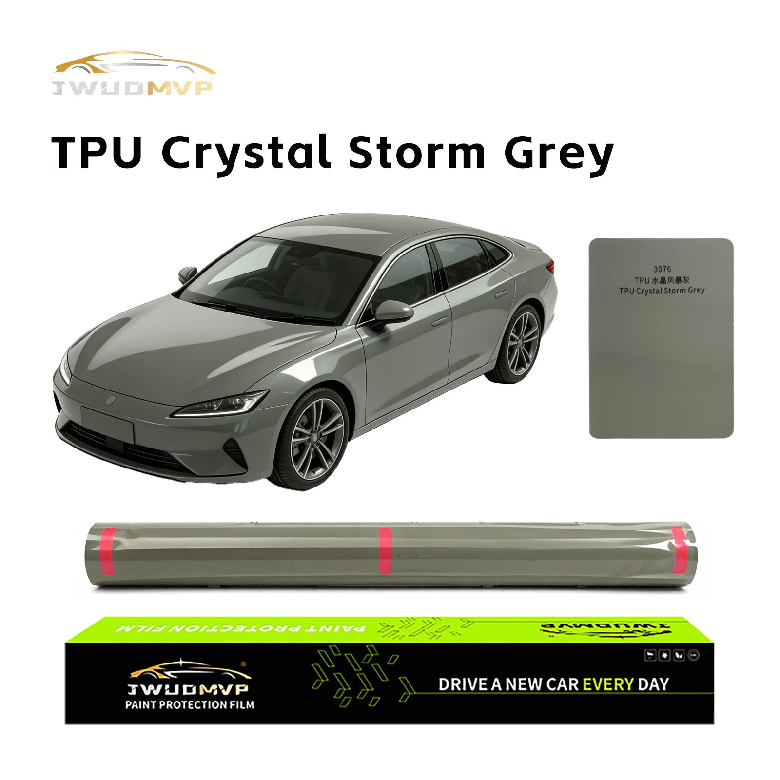 JWUDMVP 1,52x15 м ТПУ PPF Crystal Storm Серая пленка, меняющая цвет, самовосстанавливающаяся, устойчивая к царапинам, не выцветающая, высококачественная автомобильная пленка
JWUDMVP 1,52x15 м ТПУ PPF Crystal Storm Серая пленка, меняющая цвет, самовосстанавливающаяся, устойчивая к царапинам, не выцветающая, высококачественная автомобильная пленка