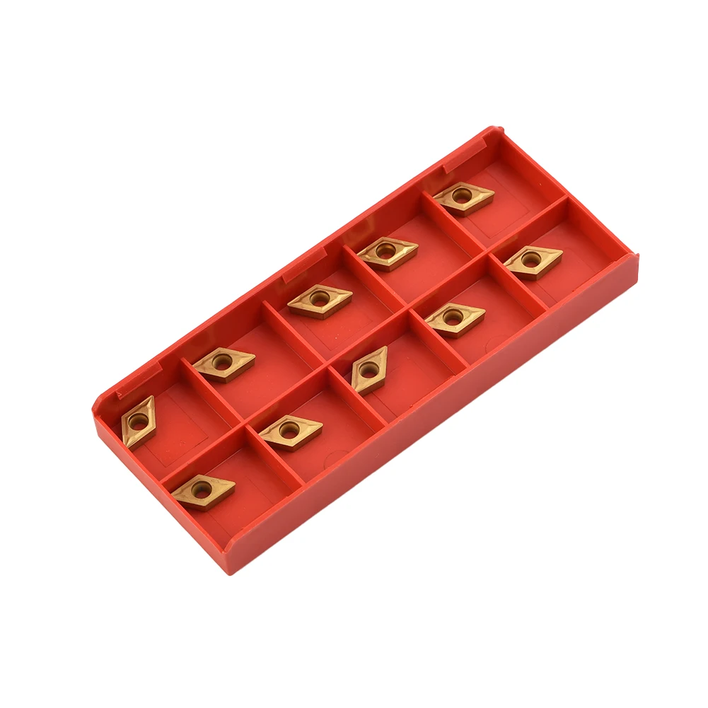 Carbide Carbide Inserts Gold Strong shock resistance 10pcs Carbide Inserts Lathe Wear-resistant Yellow Box Useful
Carbide Carbide Inserts Gold Strong shock resistance 10pcs Carbide Inserts Lathe Wear-resistant Yellow Box Useful