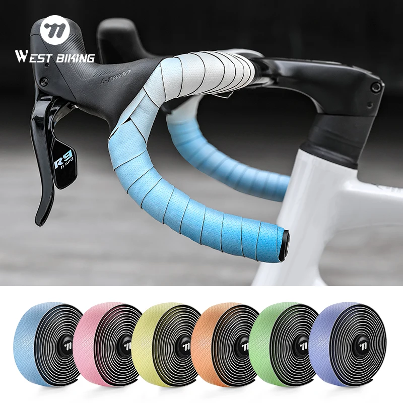 WEST BIKING Gradient Bicycle Handlebar Tape Anti-slip Shock Absorption MTB Road Bike Bar Tape With 2 Plugs Bike Accessories
WEST BIKING Gradient Bicycle Handlebar Tape Anti-slip Shock Absorption MTB Road Bike Bar Tape With 2 Plugs Bike Accessories
