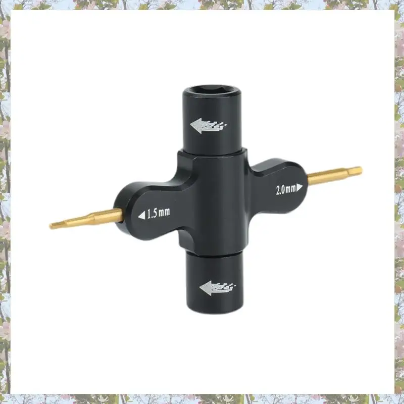 X18A-2X Metal Quick Release Wrench Tool For FPV Motor M3 M5 Hex Nuts Prop Nuts Releasing Wrench 1.5Mm 2Mm Hex Screwdriver
X18A-2X Metal Quick Release Wrench Tool For FPV Motor M3 M5 Hex Nuts Prop Nuts Releasing Wrench 1.5Mm 2Mm Hex Screwdriver