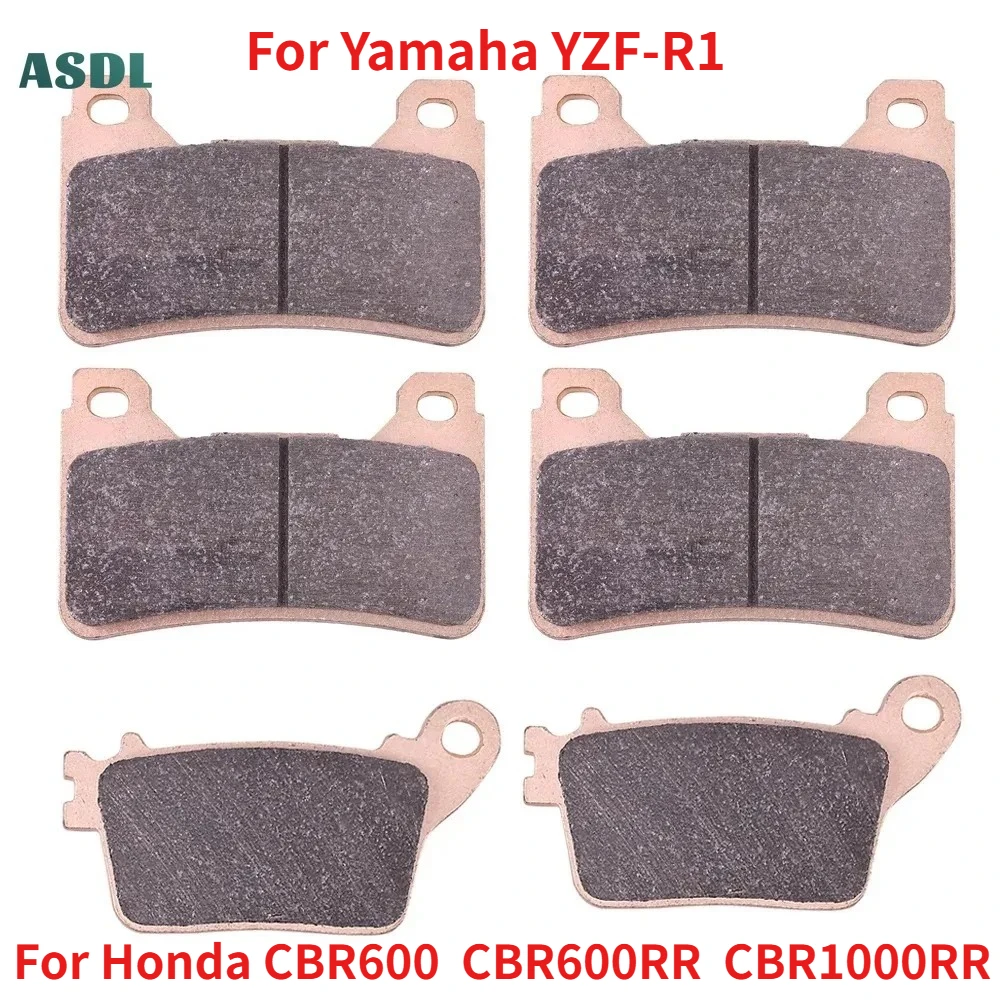 Motorcycle Front Rear Brake Pads for Honda CBR600RR 07-16 CBR 1000RR CBR1000RR CBR 1000 RR 2006-2016 for Yamaha YZF-R1MI Mission
Motorcycle Front Rear Brake Pads for Honda CBR600RR 07-16 CBR 1000RR CBR1000RR CBR 1000 RR 2006-2016 for Yamaha YZF-R1MI Mission