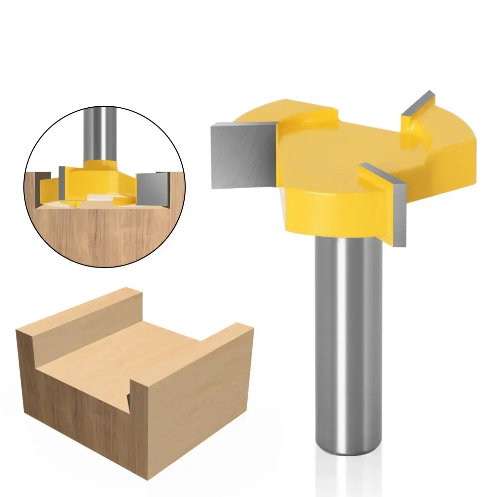 1PC 1/2" 12.7MM 12MM Shank Milling Cutter Wood Carving 3 Edge T Type Slotting Cutter Woodworking Tool Router Bits For Wood
1PC 1/2" 12.7MM 12MM Shank Milling Cutter Wood Carving 3 Edge T Type Slotting Cutter Woodworking Tool Router Bits For Wood