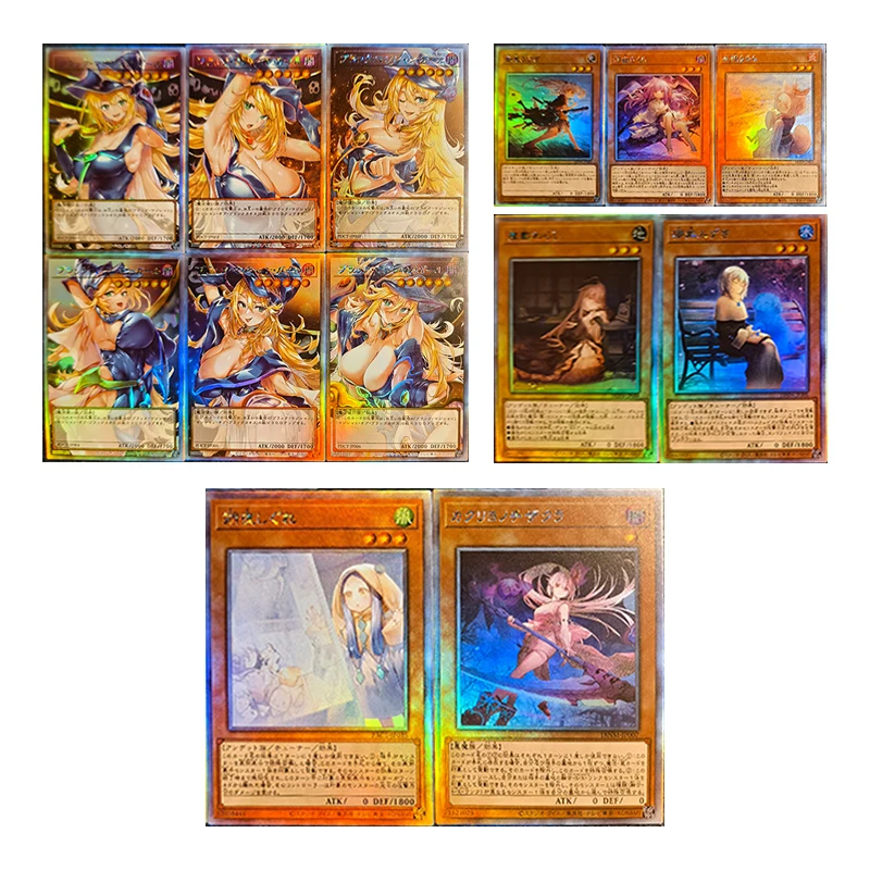 Japanese Anime Yu-Gi-Oh! Black Magician Girl Haunted Mansion Flashcards Collectible Cards Christmas Birthday Gift Children's Toy
Japanese Anime Yu-Gi-Oh! Black Magician Girl Haunted Mansion Flashcards Collectible Cards Christmas Birthday Gift Children's Toy