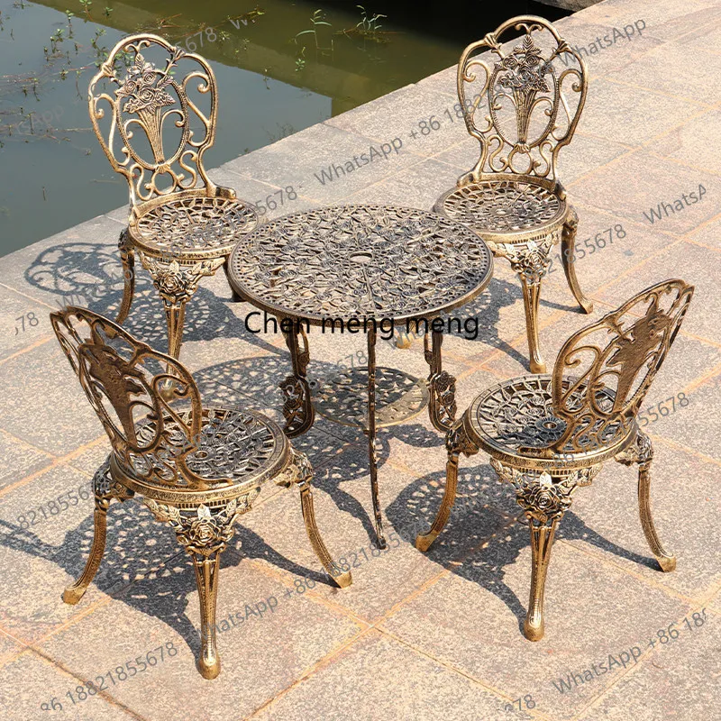 Outdoor Retro Garden Set Minimalist Design Modern Picnic Combination Garden Set French Style Furniture Tuinmeubelset
Outdoor Retro Garden Set Minimalist Design Modern Picnic Combination Garden Set French Style Furniture Tuinmeubelset